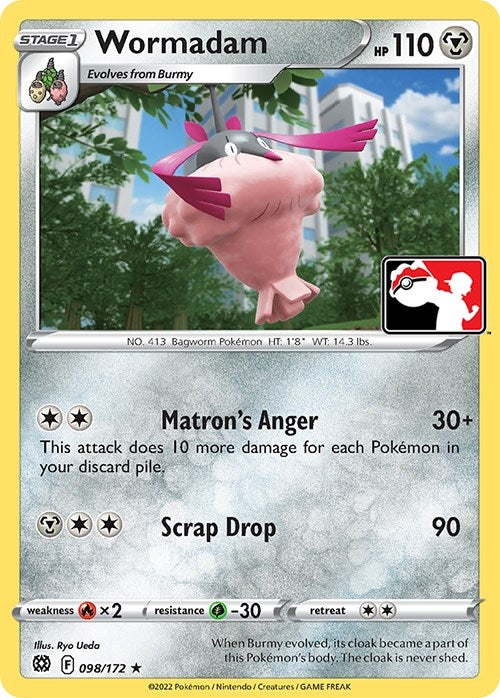 Wormadam (098/172) (Prize Pack Series Cards)