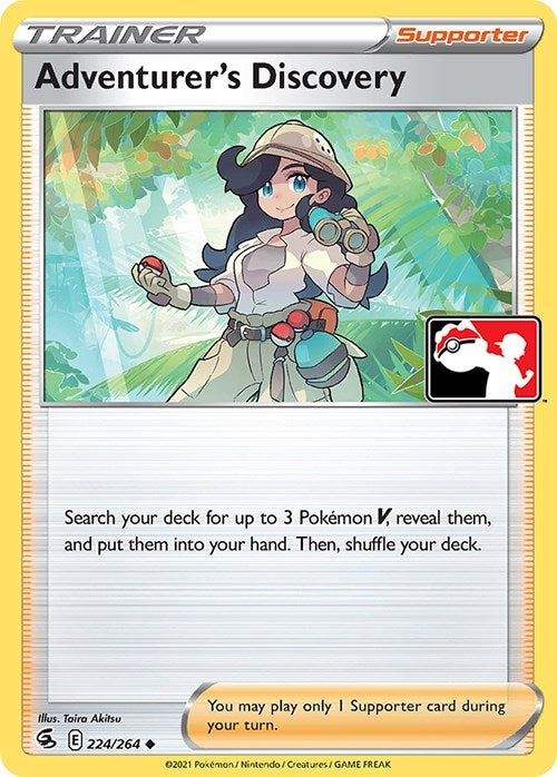 Adventurer's Discovery (224/264) (Prize Pack Series Cards)