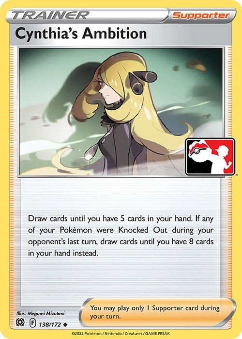 Cynthia's Ambition (138/172) (Prize Pack Series Cards)