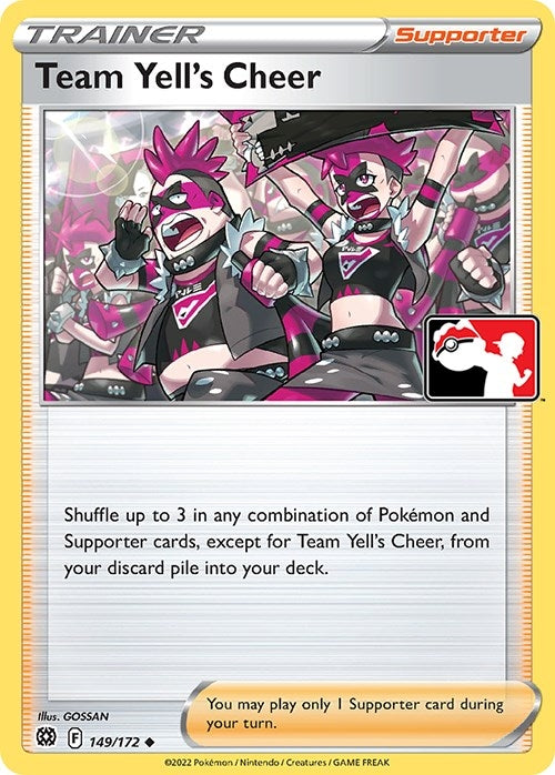 Team Yell's Cheer (149/172) (Prize Pack Series Cards)