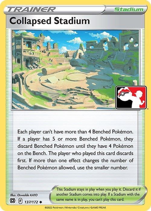 Collapsed Stadium (137/172) (Prize Pack Series Cards)