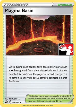 Magma Basin 144/172 - Prize Pack Series Cards Holofoil