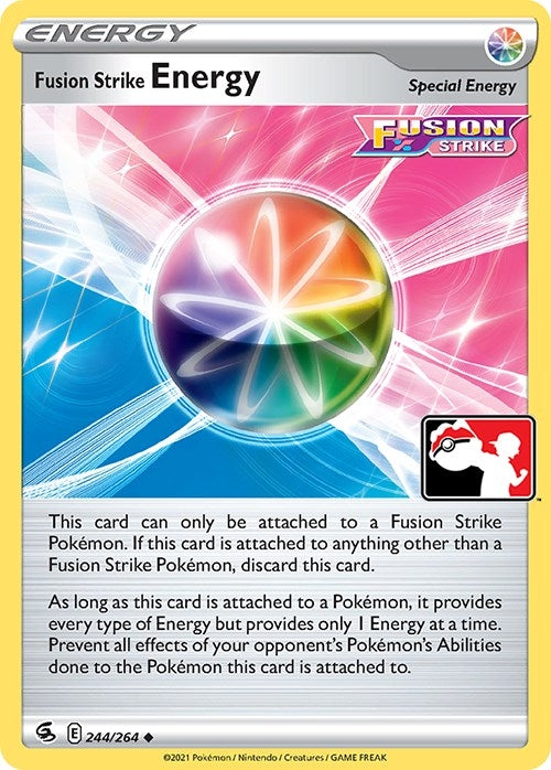 Fusion Strike Energy (244/264) (Prize Pack Series Cards)