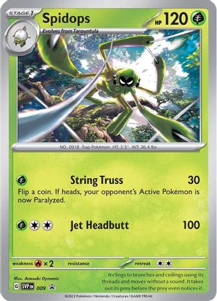Spidops 009 - SV Scarlet & Violet Promo Cards Holofoil