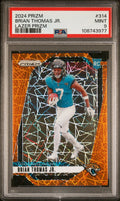 2024 Panini Prizm #314 Brian Thomas Jr. Lazer Prizm PSA 9