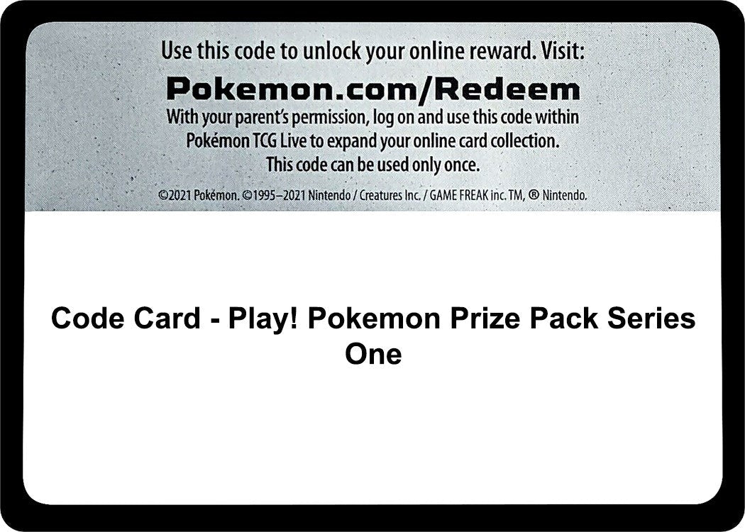 Code Card - Play! Pokemon Prize Pack Series One (Prize Pack Series Cards)