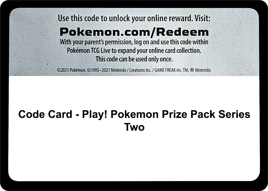 Code Card - Play! Pokemon Prize Pack Series Two (Prize Pack Series Cards)