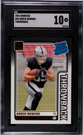 2024 Donruss #45 Brock Bowers Throwback SGC 10