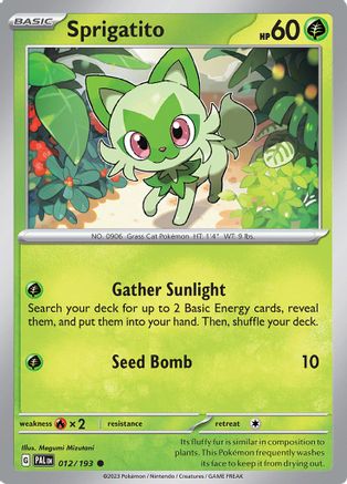 Sprigatito 012/193 - SV02 Paldea Evolved Reverse Holofoil