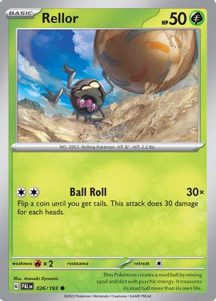 Rellor 026/193 - SV02 Paldea Evolved Reverse Holofoil