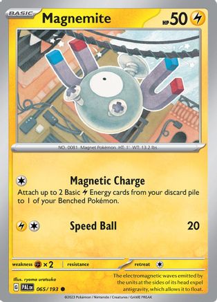 Magnemite 065/193 - SV02 Paldea Evolved Reverse Holofoil