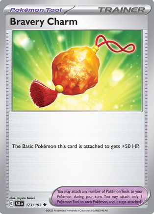 Bravery Charm 173/193 - SV02 Paldea Evolved Reverse Holofoil