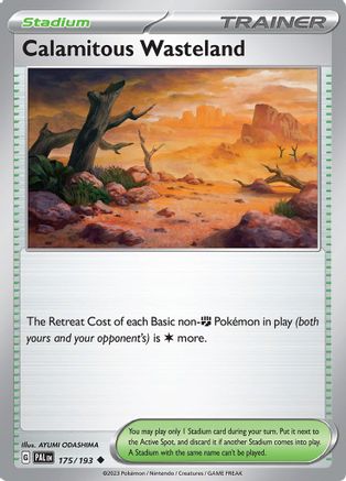 Calamitous Wasteland 175/193 - SV02 Paldea Evolved Reverse Holofoil