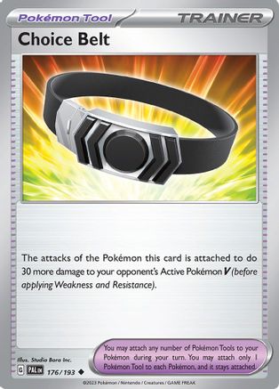 Choice Belt 176/193 - SV02 Paldea Evolved Reverse Holofoil