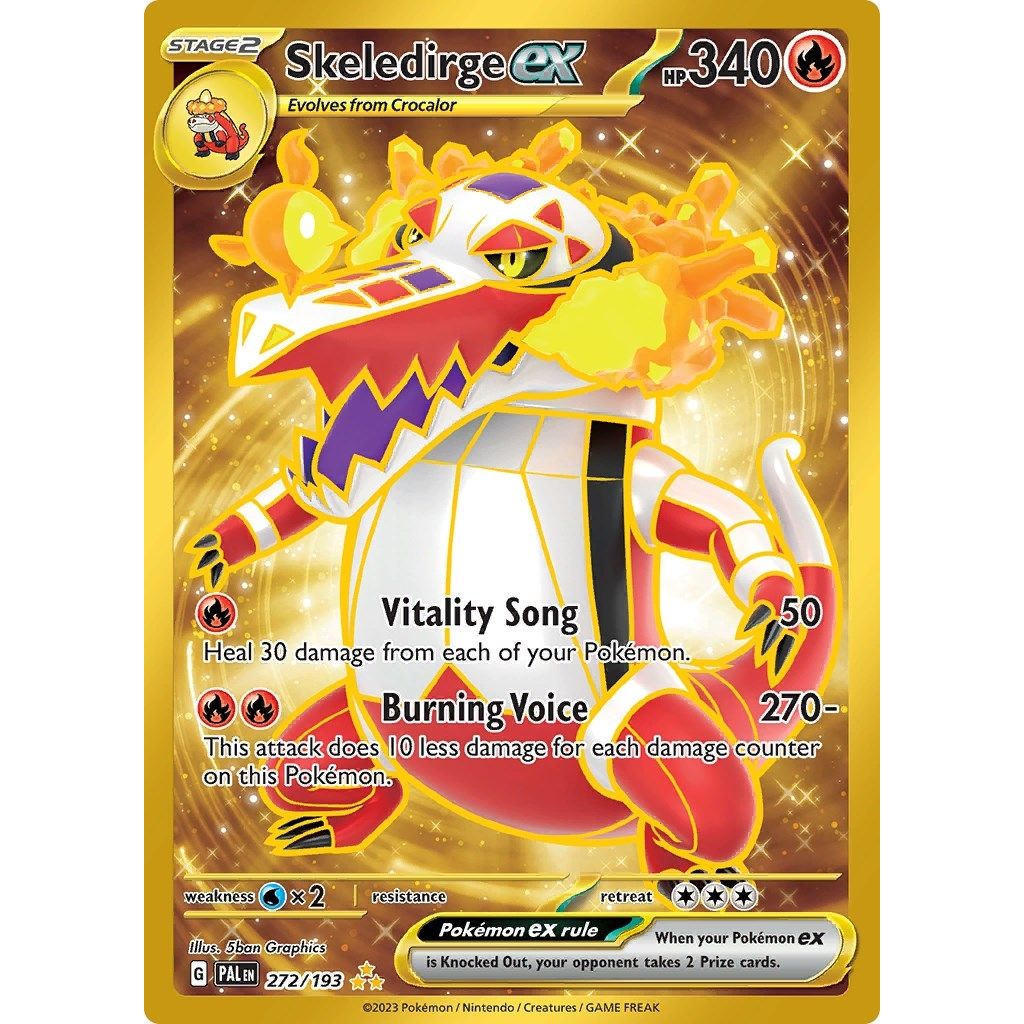 Skeledirge ex (272/193) (SV02: Paldea Evolved)