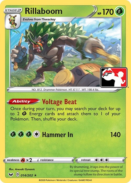 Rillaboom (014/072) (Prize Pack Series Cards)