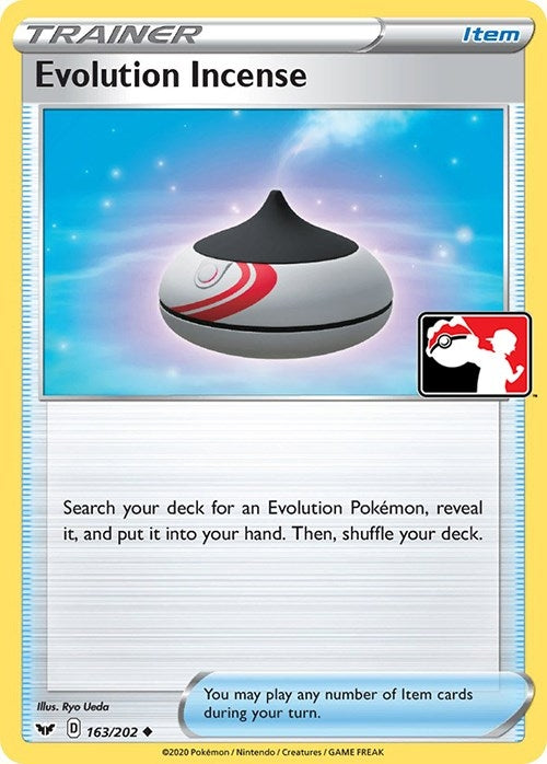 Evolution Incense (163/202) (Prize Pack Series Cards)