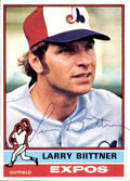 Larry Biittner Autographed 1976 TOPPS Card #238 Montreal Expos 183401