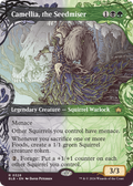 Camellia, the Seedmiser (BLB-328) - Bloomburrow: (Showcase) (Borderless) Foil