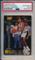 Monty Williams Knicks Signed/Auto 1994 Signature Rookies Card PSA/DNA 163624