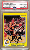 1984-85 Star Company #60 Steve Stipanovich Pacers Signed Card PSA/DNA 178835