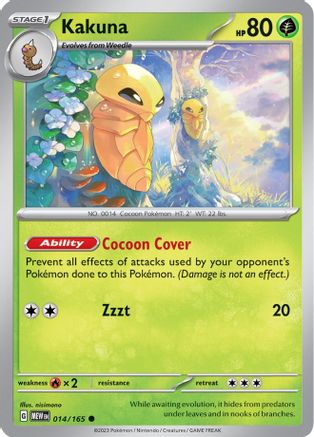 Kakuna 014/165 - SV Scarlet & Violet 151 Reverse Holofoil