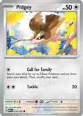 Pidgey 016/165 - SV Scarlet & Violet 151 Reverse Holofoil