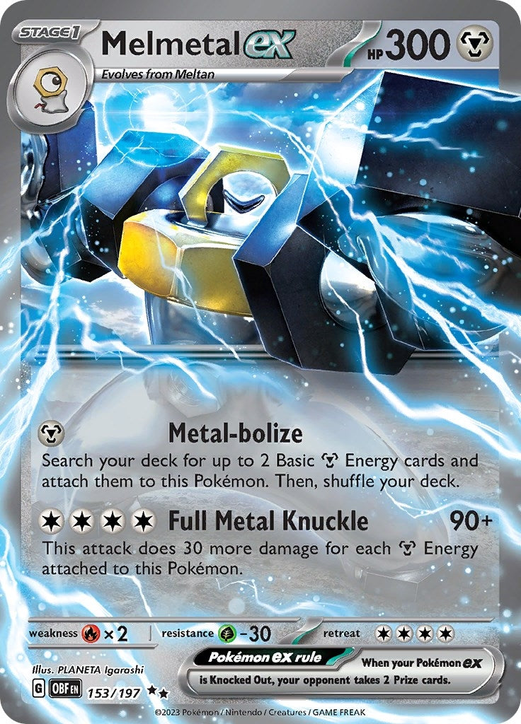 Melmetal ex (153/197) (SV03: Obsidian Flames)