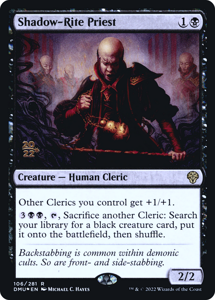 Shadow-Rite Priest (PRE-106S) - Dominaria United Promos Foil