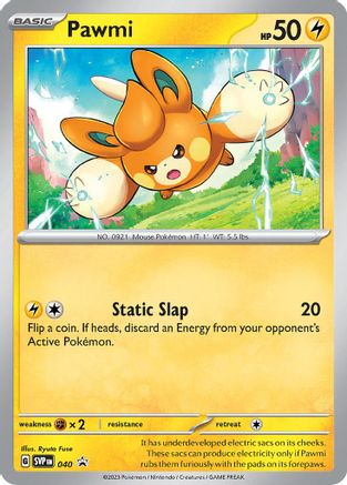 Pawmi 040 - SV Scarlet & Violet Promo Cards Holofoil