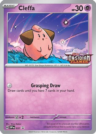Cleffa 037 - SV Scarlet & Violet Promo Cards - Holofoil