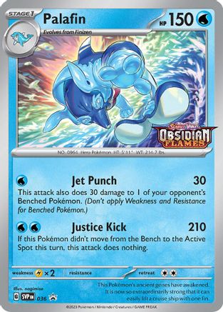 Palafin 036 - SV Scarlet & Violet Promo Cards - Holofoil