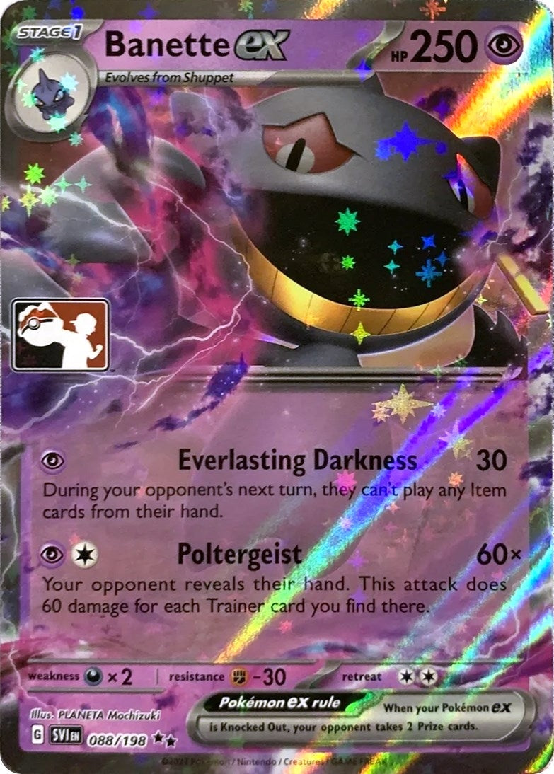 Banette ex (088/198) (Prize Pack Series Cards)