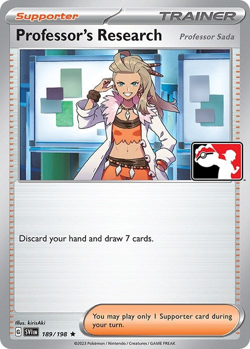 Professor's Research [Professor Sada] (189/198) (Prize Pack Series Cards)