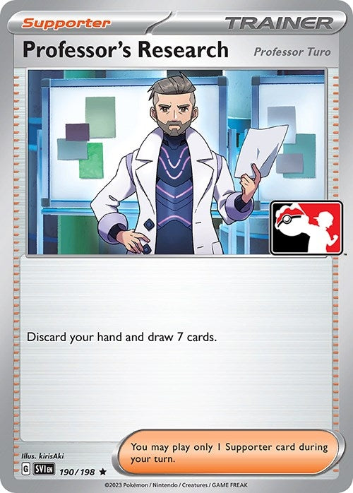 Professor's Research [Professor Turo] (190/198) (Prize Pack Series Cards)