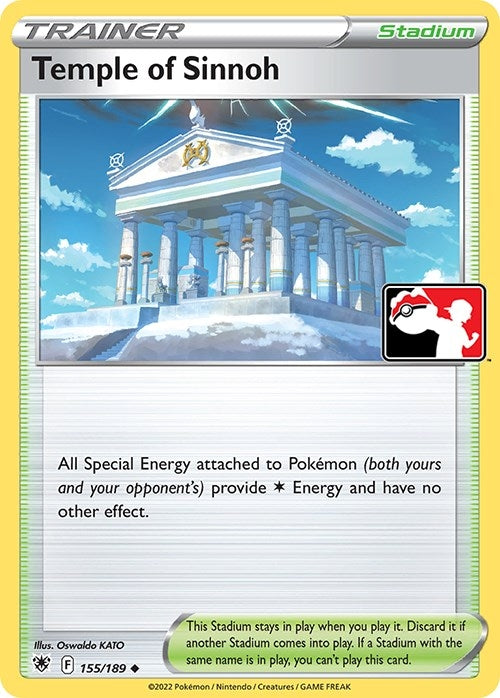 Temple of Sinnoh (155/189) (Prize Pack Series Cards)