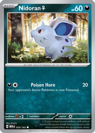 Nidoran F 029/165 - SV Scarlet & Violet 151