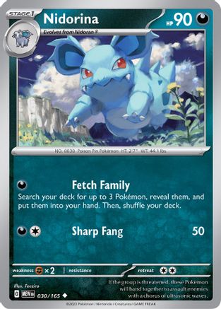 Nidorina 030/165 - SV Scarlet & Violet 151