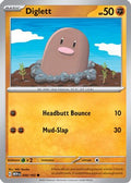 Diglett 050/165 - SV Scarlet & Violet 151