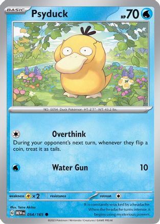Psyduck 054/165 - SV Scarlet & Violet 151 Reverse Holofoil