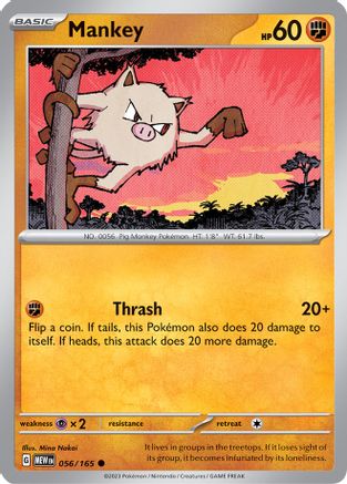 Mankey 056/165 - SV Scarlet & Violet 151