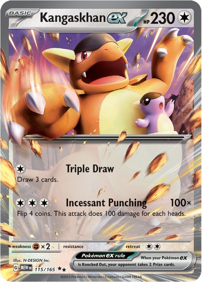 Kangaskhan ex (115/165) (SV: Scarlet & Violet 151) (MEW)
