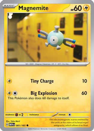 Magnemite 081/165 - SV Scarlet & Violet 151 Reverse Holofoil