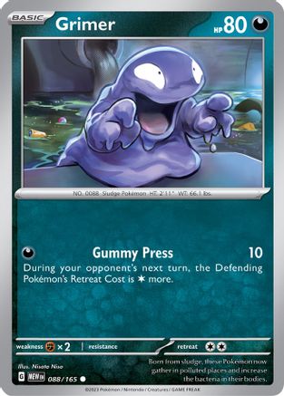 Grimer 088/165 - SV Scarlet & Violet 151