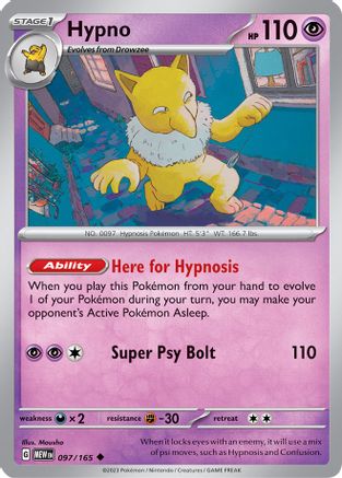 Hypno 097/165 - SV Scarlet & Violet 151