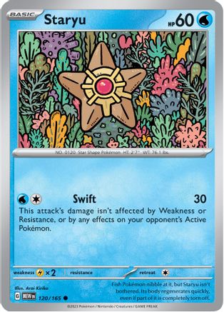 Staryu 120/165 - SV Scarlet & Violet 151 Reverse Holofoil