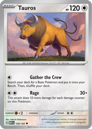 Tauros 128/165 - SV Scarlet & Violet 151