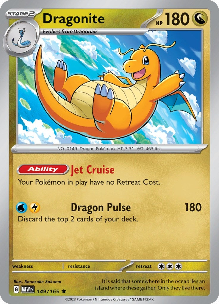 Dragonite (149/165) (SV: Scarlet & Violet 151) (MEW)