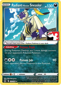 Radiant Hisuian Sneasler (123/196) (Prize Pack Series Cards)