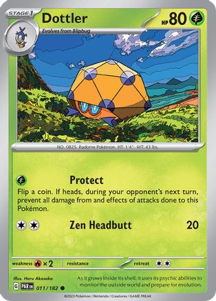 Dottler 011/182 - SV04 Paradox Rift Reverse Holofoil
